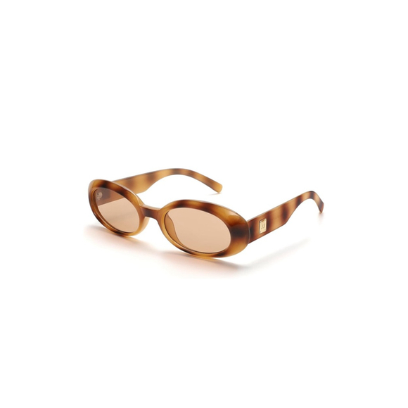 Unbranded Accessories - GUVIVI Retro Oval Sunglasses for Women Vintage 90s Sunnies / Small Narrow